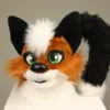 Unisex Ginger Fox Fursuit Mini Teilgröße