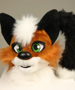 Unisex Ginger Fox Fursuit Mini Teilgröße